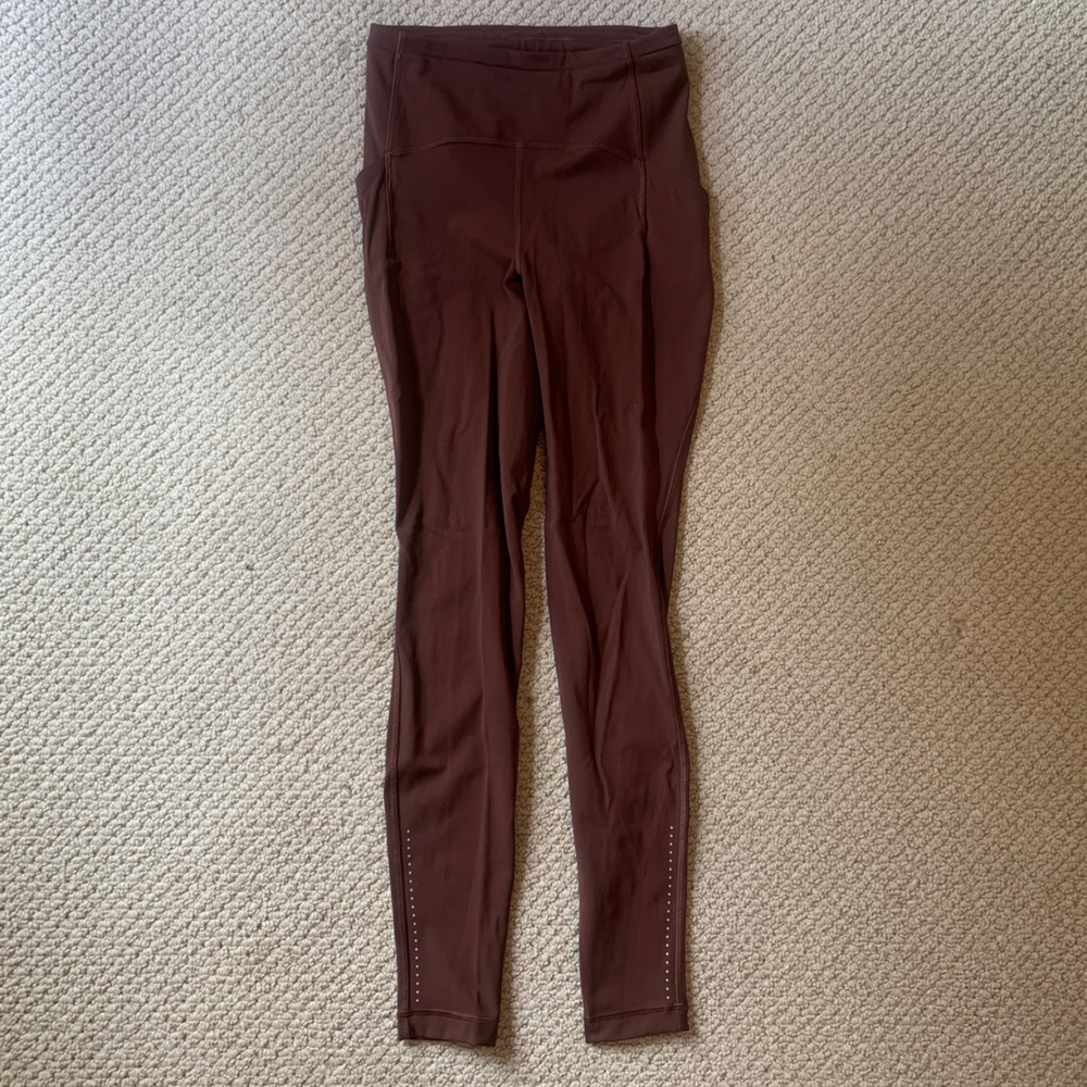 Lululemon Swift Speed Legging 28” in brown earth